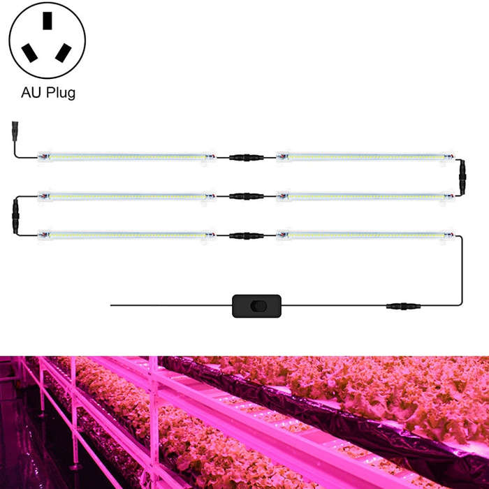 LED Plant Lamp Household Full Spectral Filling Hard Lamp Strip, Style:, 30cm 1 Head, 30cm 2 Head,...