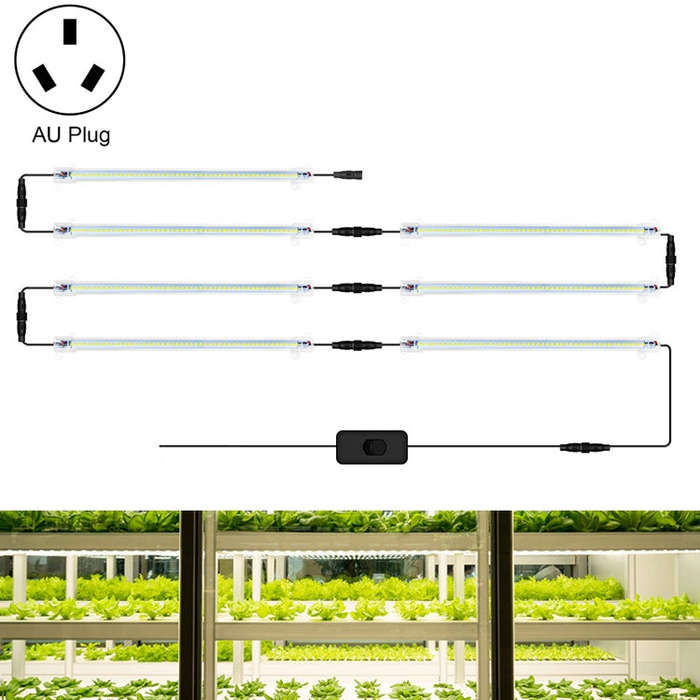 LED Plant Lamp Household Full Spectral Filling Hard Lamp Strip, Style:, 30cm 1 Head, 30cm 2 Head,...