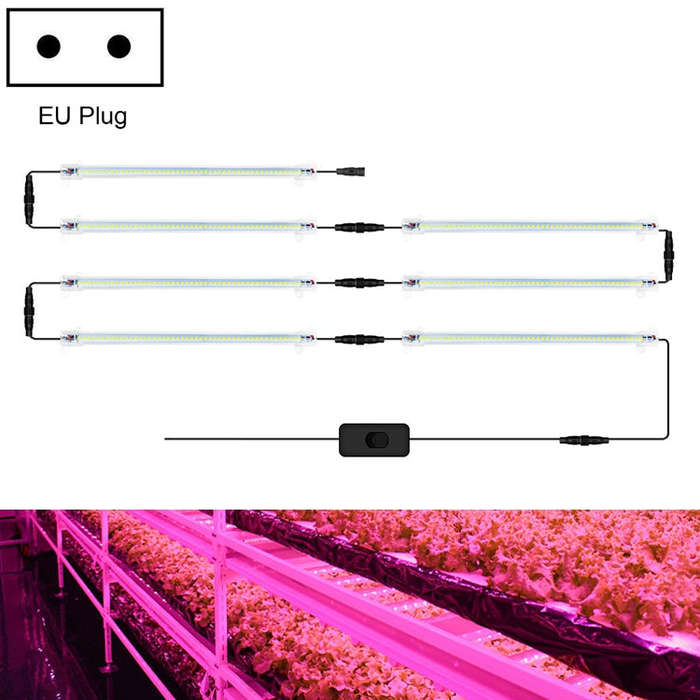 LED Plant Lamp Household Full Spectral Filling Hard Lamp Strip, Style:, 30cm 1 Head, 30cm 2 Head,...