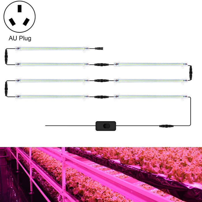 LED Plant Lamp Household Full Spectral Filling Hard Lamp Strip, Style:, 30cm 1 Head, 30cm 2 Head,...