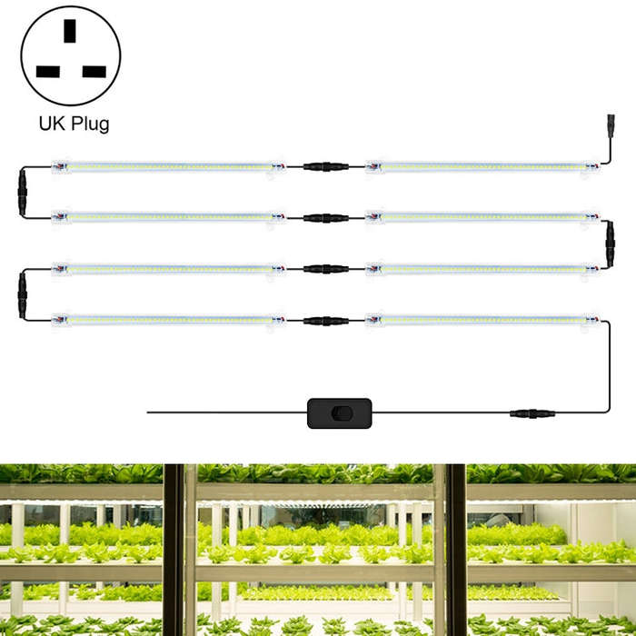 LED Plant Lamp Household Full Spectral Filling Hard Lamp Strip, Style:, 30cm 1 Head, 30cm 2 Head,...