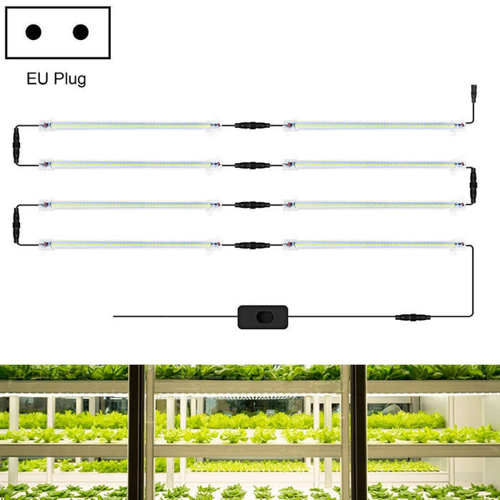LED Plant Lamp Household Full Spectral Filling Hard Lamp Strip, Style:, 30cm 1 Head, 30cm 2 Head,...
