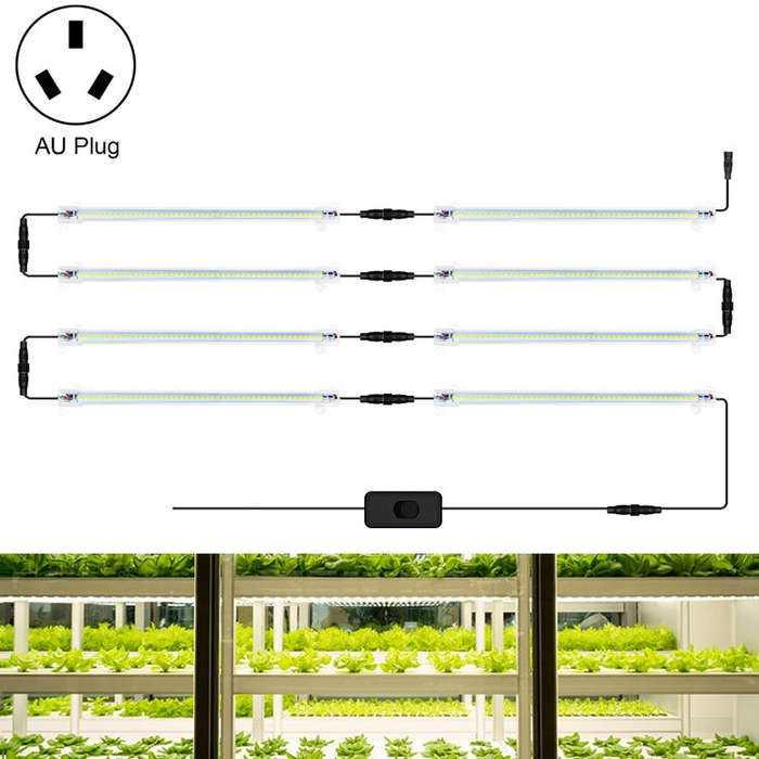 LED Plant Lamp Household Full Spectral Filling Hard Lamp Strip, Style:, 30cm 1 Head, 30cm 2 Head,...