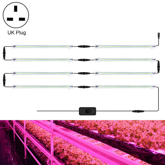 LED Plant Lamp Household Full Spectral Filling Hard Lamp Strip, Style:, 30cm 1 Head, 30cm 2 Head,...