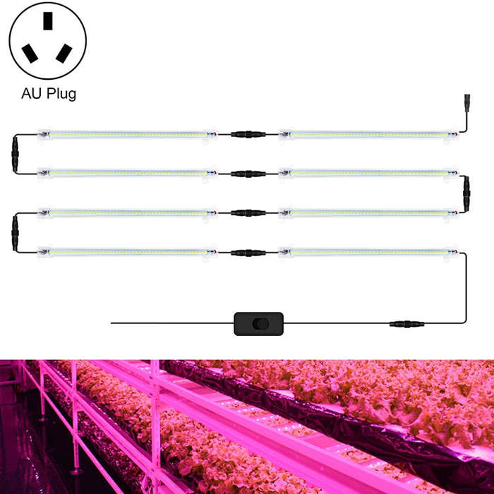 LED Plant Lamp Household Full Spectral Filling Hard Lamp Strip, Style:, 30cm 1 Head, 30cm 2 Head,...