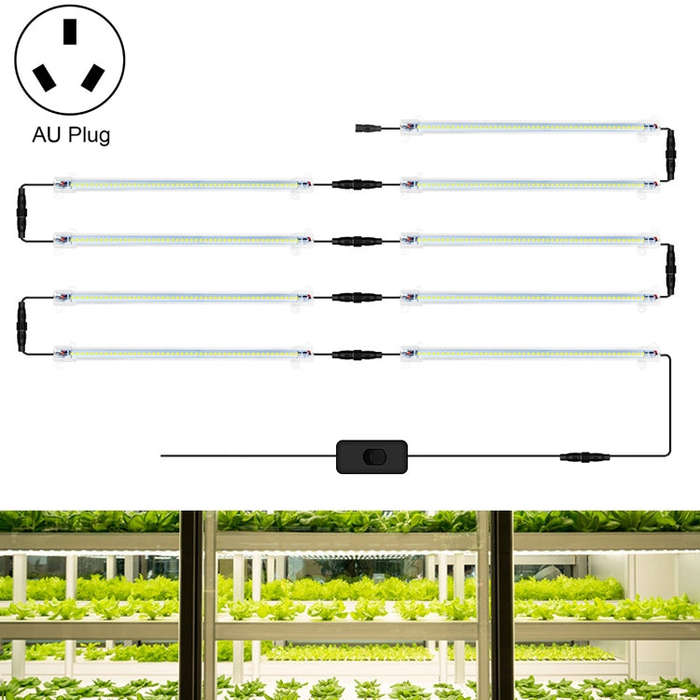 LED Plant Lamp Household Full Spectral Filling Hard Lamp Strip, Style:, 30cm 9 Head, 30cm 10 Head...