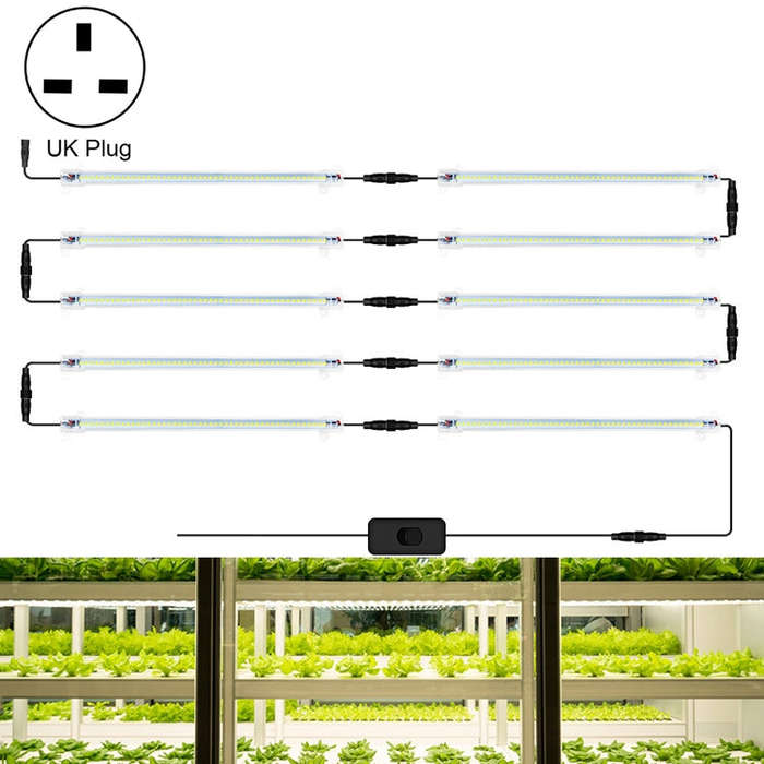 LED Plant Lamp Household Full Spectral Filling Hard Lamp Strip, Style:, 30cm 9 Head, 30cm 10 Head...