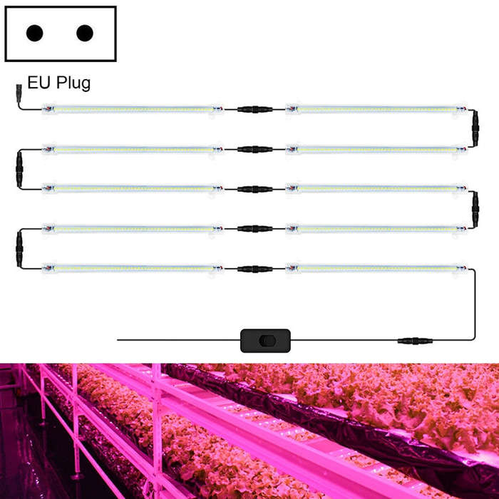 LED Plant Lamp Household Full Spectral Filling Hard Lamp Strip, Style:, 30cm 9 Head, 30cm 10 Head...