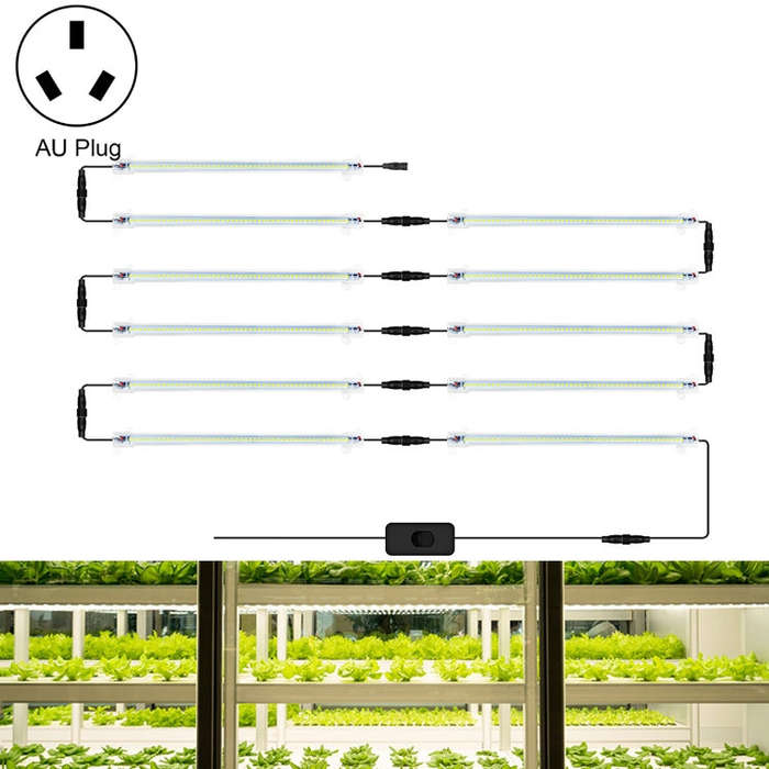 LED Plant Lamp Household Full Spectral Filling Hard Lamp Strip, Style:, 30cm 9 Head, 30cm 10 Head...