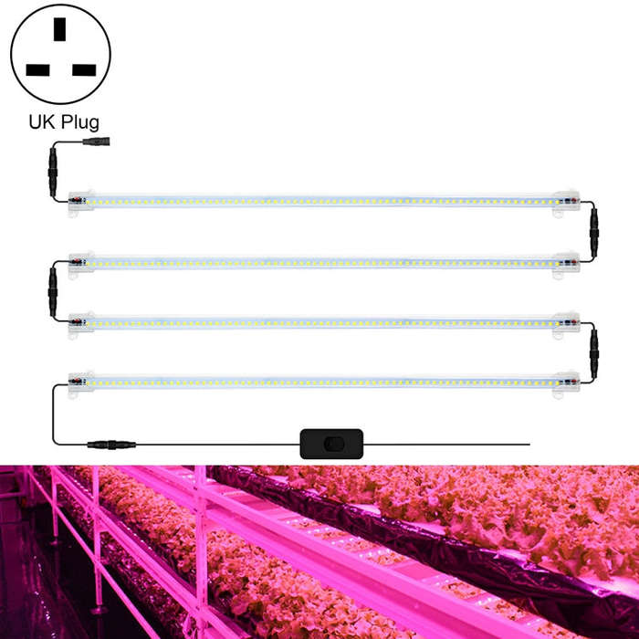 LED Plant Lamp Household Full Spectral Filling Hard Lamp Strip, Style:, 30cm 9 Head, 30cm 10 Head...