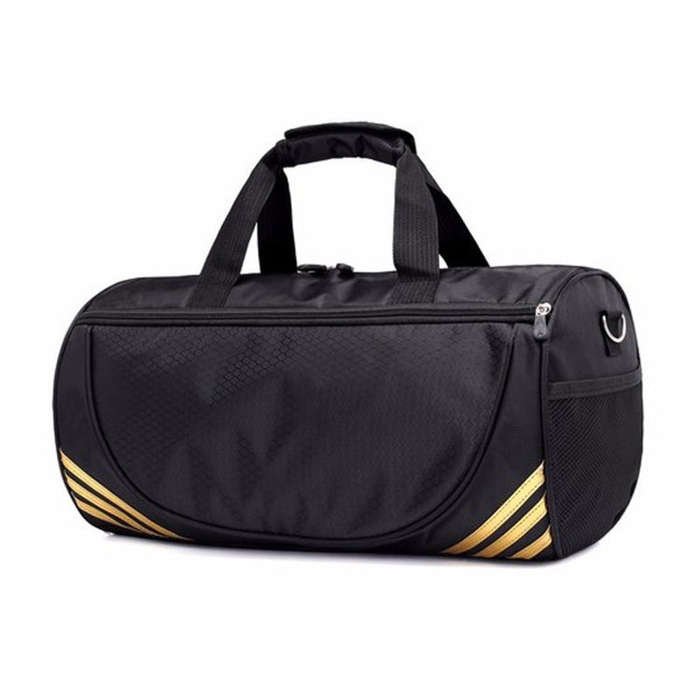 Leisure Sports Fitness Bag Men And Women One-Shoulder Diagonal Portable Cylindrical Travel Bag, L...