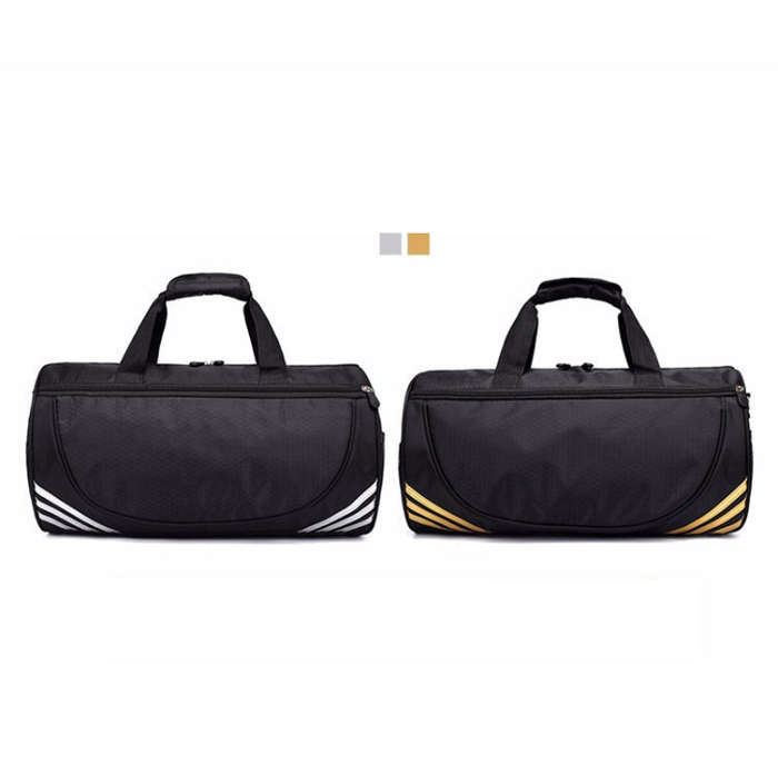 Leisure Sports Fitness Bag Men And Women One-Shoulder Diagonal Portable Cylindrical Travel Bag, L...