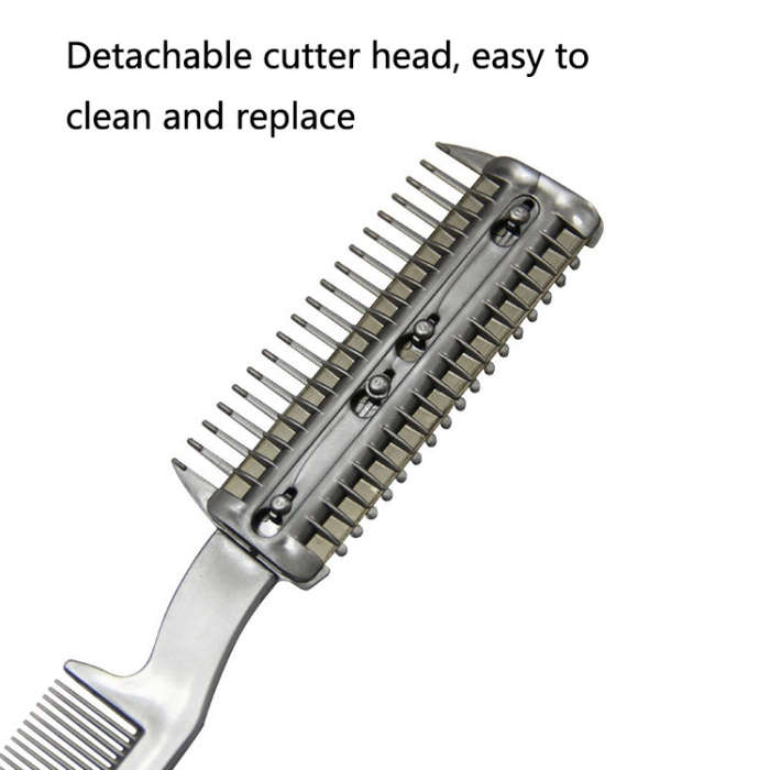 2 PCS Pet Cleaning Dead Hair Hair Removal Knife Soft Hair Removal Comb, Hair Removal Knife