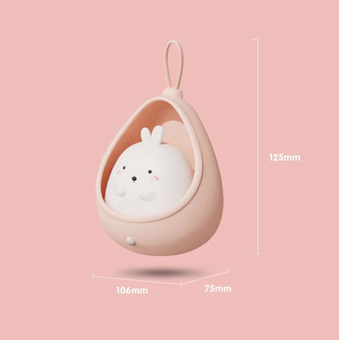 TL15 Cartoon Body Sensing Bedside Cabinet USB Charging Night Light, Pink Cat, Blue Cat, White Cat...