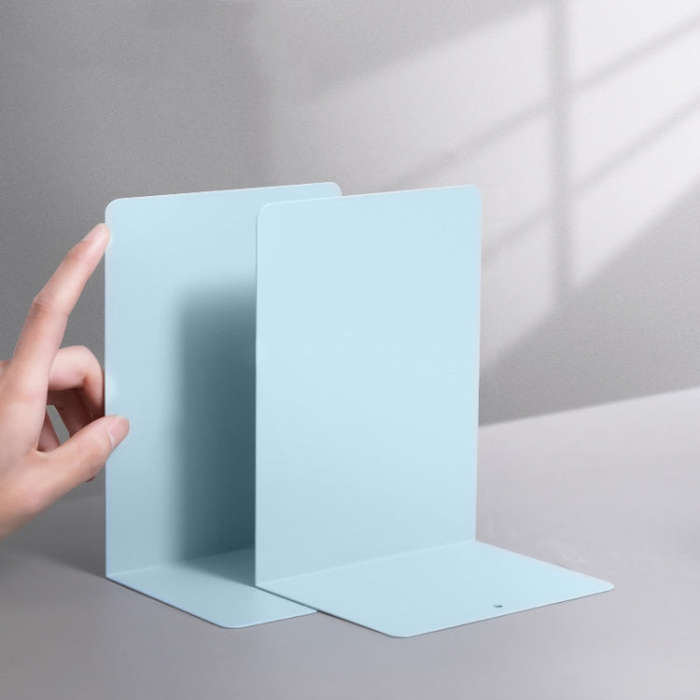 Deli 78650 2 Pieces Of Thickened Desktop Metal Bookends