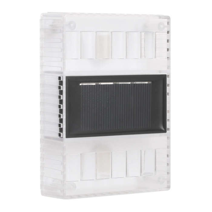 6 LED Solar Night Light Home Outdoor Decorative Garden Lamp, White Light, Warm Light, Colorful Light
