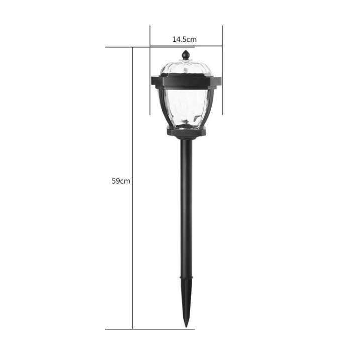 2 LED Solar Waterproof Outdoor Garden Light, Style:, White Light-Lawn Lamp, Warm Light-Lawn Lamp,...