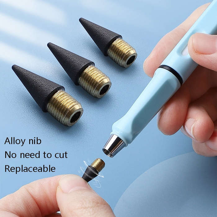 5 PCS No Ink No Need To Sharpen Drawing Sketch Pen Not Easy To Break Erasable HB Writing Pencil, ...