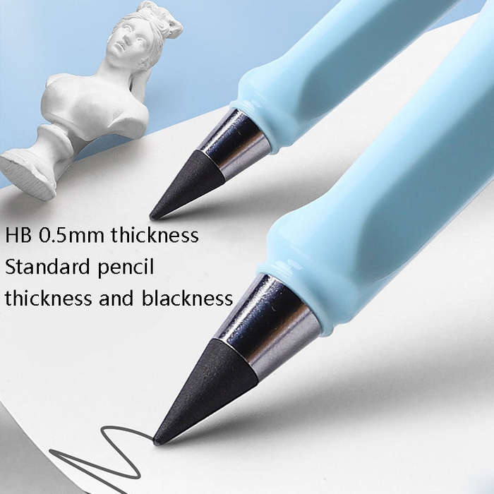 5 PCS No Ink No Need To Sharpen Drawing Sketch Pen Not Easy To Break Erasable HB Writing Pencil, ...