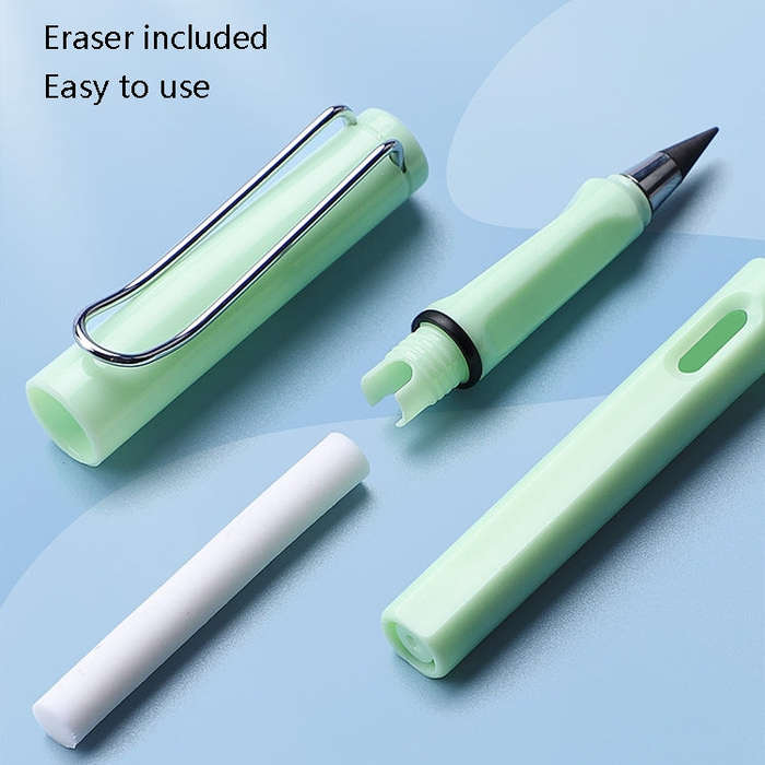 5 PCS No Ink No Need To Sharpen Drawing Sketch Pen Not Easy To Break Erasable HB Writing Pencil, ...