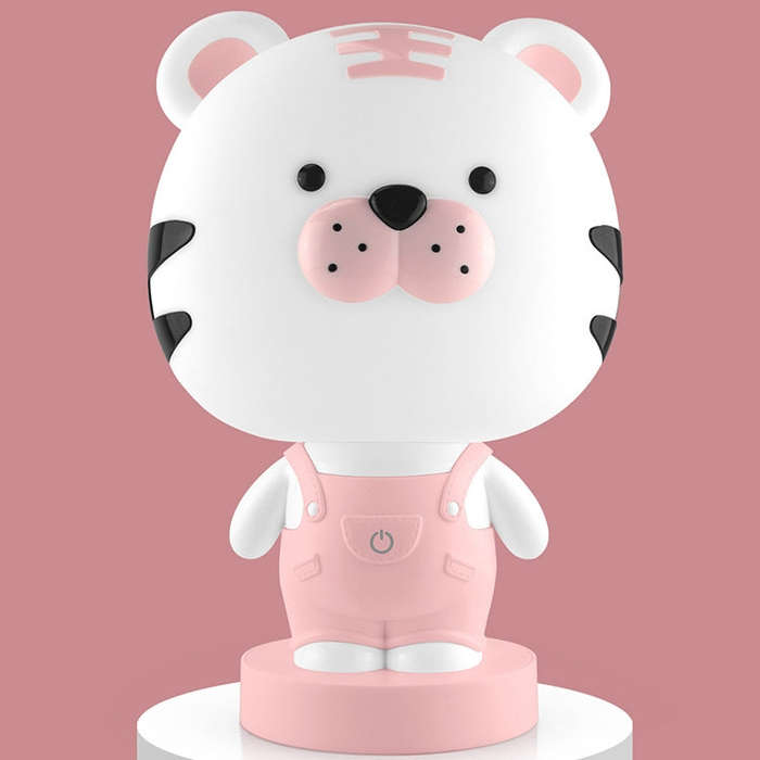 3W Cartoon Crown Pet USB Touch Control Night Light, Rabbit Pink, Rabbit Gray, Rabbit Light Blue, ...