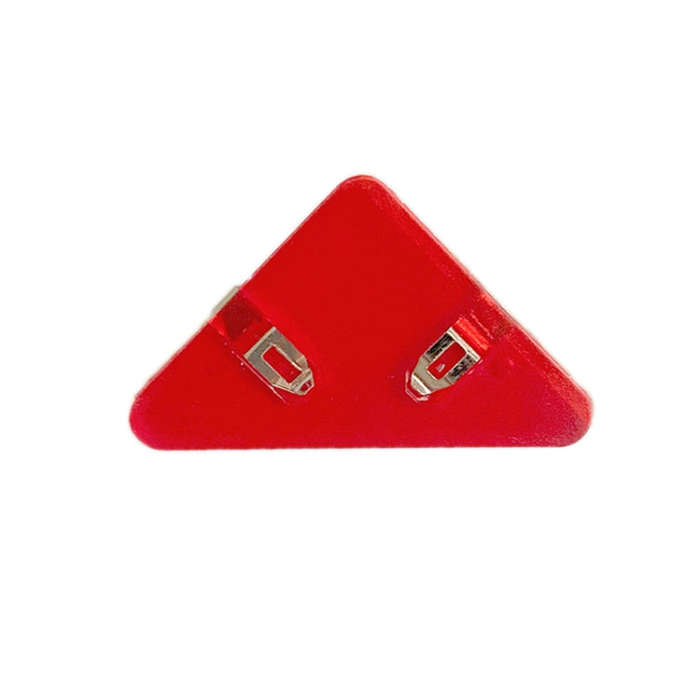 14 PCS Student Test Paper Storage Triangle Book Edge Clip, Transparent White, Transparent Black, ...