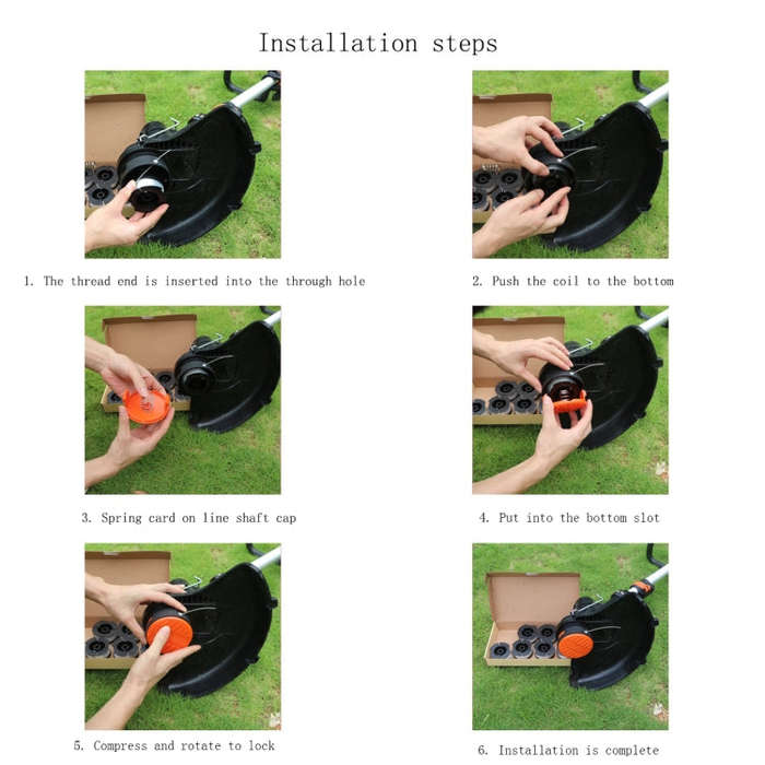 Lawn Mower Accessories For WORX Lawn Mowers, Product specifications:  Orange Coil, Orange Coil, O...
