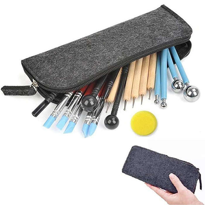 25-In-1 Soft Pottery Clay Sculpture Production Combination Art Supplies Set, 25-In-1 Sculpture Su...