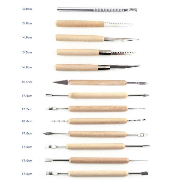43 In 1 Clay Tool Combination Set with Storage Bag, 43 In 1 Clay Tool