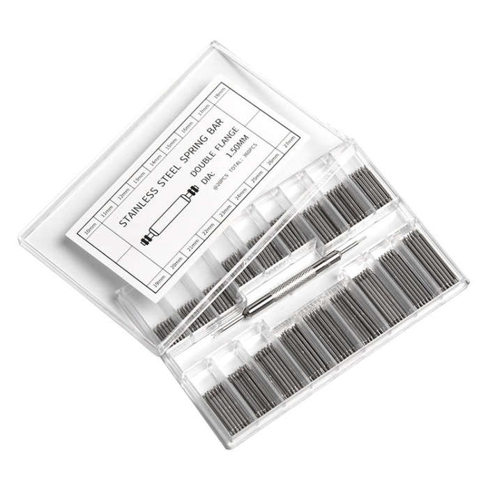 8-25mm Strap Connecting Shaft Stainless Steel Watch Spring Bar, 144 PCS / Set, 270 PCS / Set, 360...