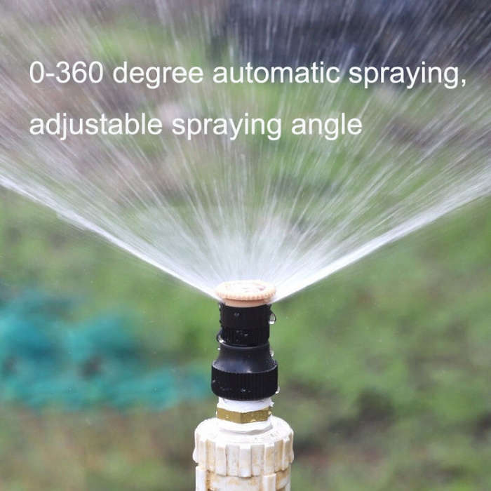 Internal Thread Sprinkler Green Lawn Sprinkler Irrigation 4 Points Adjustable Scattering Sprinkle...