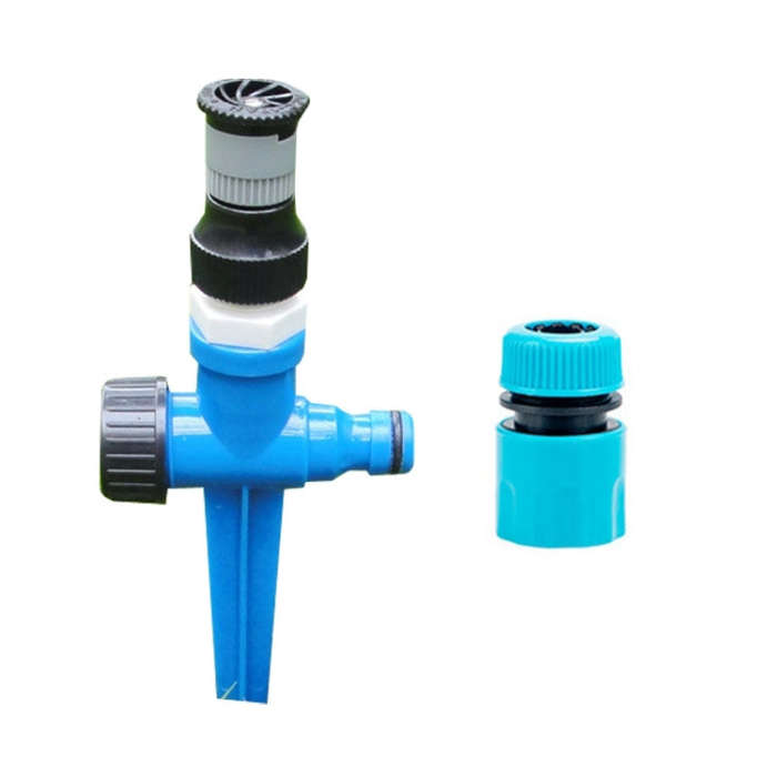 Internal Thread Sprinkler Green Lawn Sprinkler Irrigation 4 Points Adjustable Scattering Sprinkle...