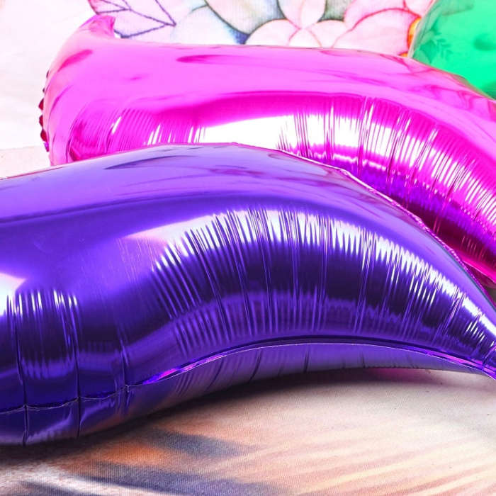 10 PCS 24 Inch S-Shaped Balloon Fish Tail Wavy Balloon Birthday Wedding Party Arrangement Balloon...