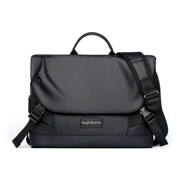 WEIXIER D231 Waterproof Shockproof Oxford Messenger Bag Men Shoulder Bag, Black, Grey