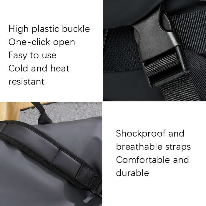 WEIXIER D231 Waterproof Shockproof Oxford Messenger Bag Men Shoulder Bag, Black, Grey