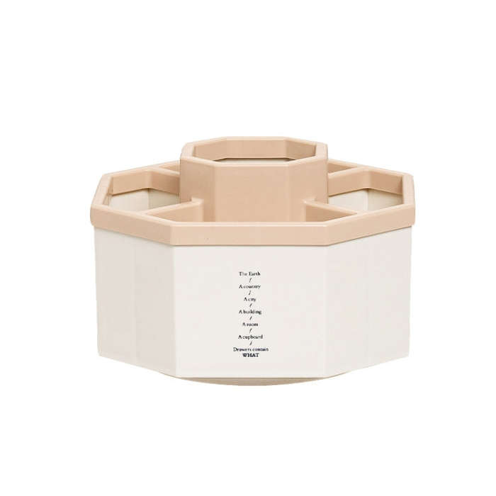 Simple Modern Large Capacity Office Desktop Storage Pen Holder, White Rotary, Pink Rotary, Yellow...