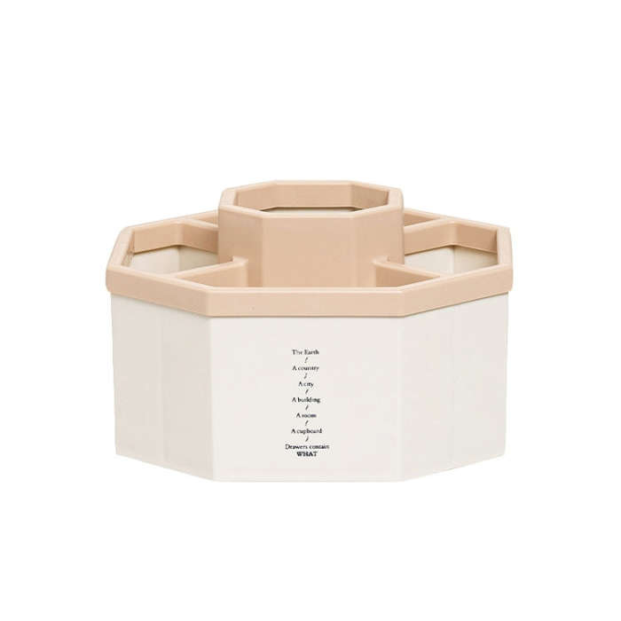 Simple Modern Large Capacity Office Desktop Storage Pen Holder, White Rotary, Pink Rotary, Yellow...