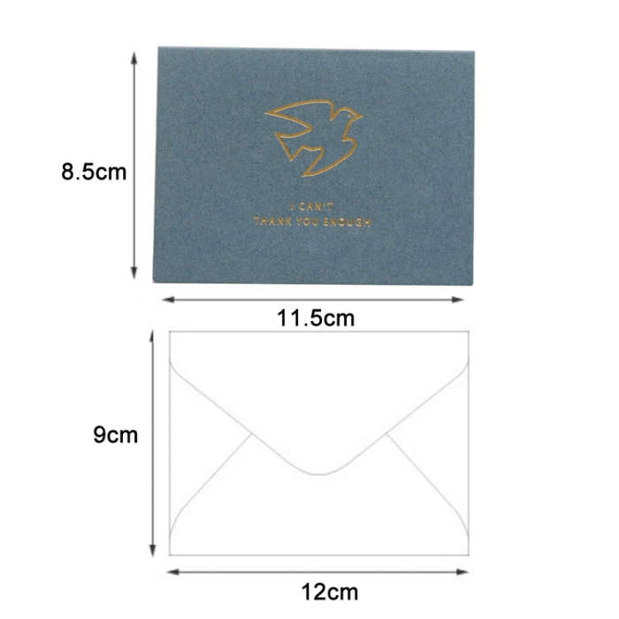 2 Sets Bronzing Mother Day Birthday Card Wishes DIY Envelope Set, 6PCS/Set HK031, 6PCS/Set HK030,...