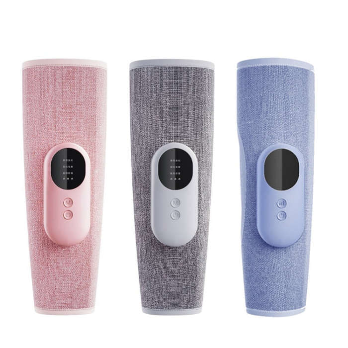 Home Constant Temperature Wireless Leg Massage, Style:, Pink Single Hot Compress+Air Pressure, Pi...