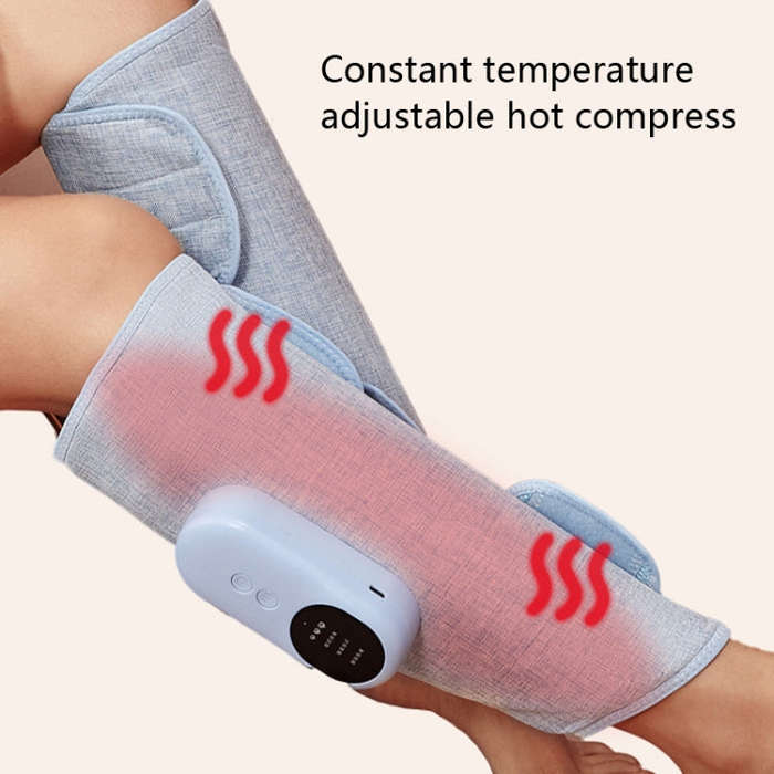 Home Constant Temperature Wireless Leg Massage, Style:, Pink Single Hot Compress+Air Pressure, Pi...