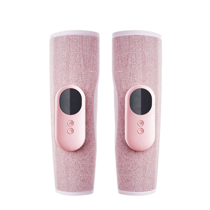 Home Constant Temperature Wireless Leg Massage, Style:, Pink Single Hot Compress+Air Pressure, Pi...