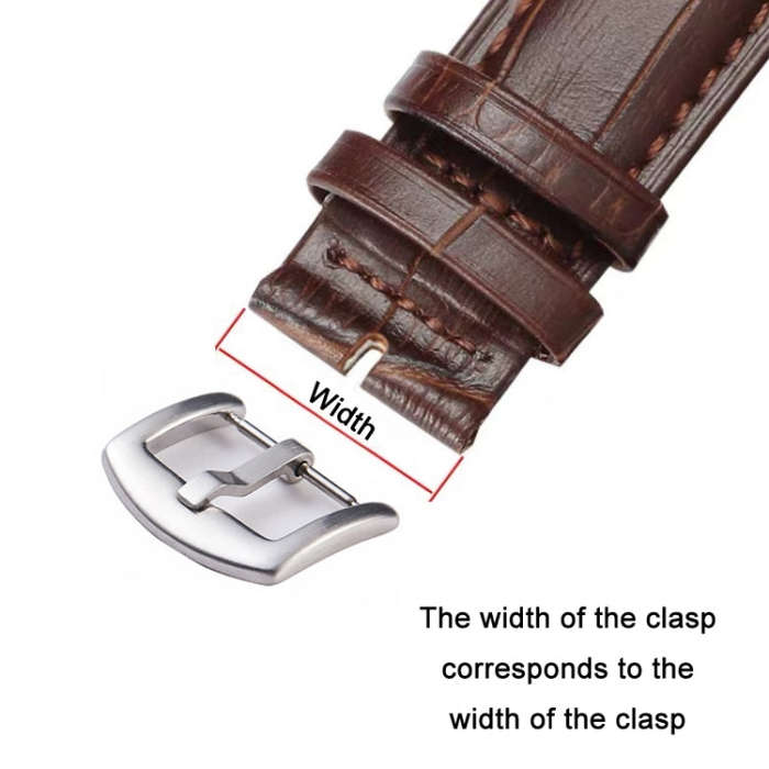 3 PCS 316L Stainless Steel Watch Buckle Watch Accessories, 18mm Silver, 18mm IP Black, 20mm Silve...