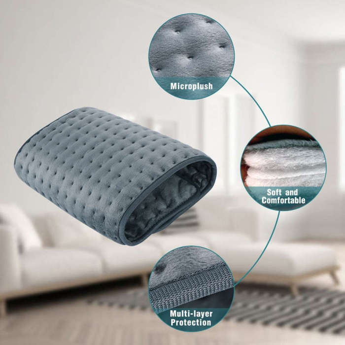 Smart Machine Washable Temperature Control Heating Physiotherapy Heating Pad, Plug Specifications...