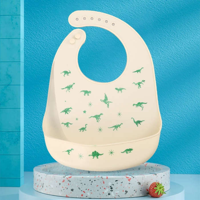 Baby Oil Spray Waterproof Silicone Bib Ultra-thin Saliva Towel, Pattern:, Funny Panda, Bear Baby,...
