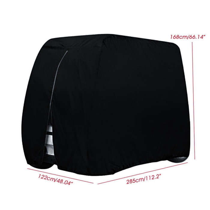 210D Oxford Cloth Golf Cart Cover Scooter Kart Dust Cover, 242 x 122 x 168 cm, 275 x 122 x 168 cm...
