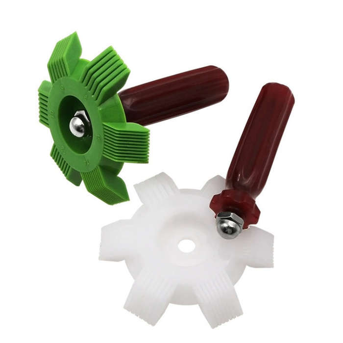 2 PCS Air Conditioner Blade Condenser Cleaning Fin Comb Brush