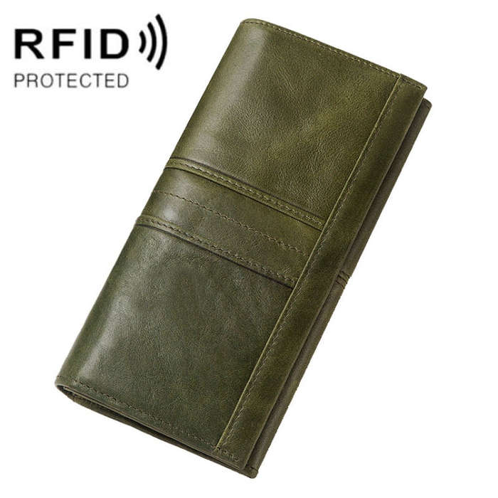 BP806 RFID Anti-Theft Brush Lady Wallet Multi-Card Clutch Bag, BP806 Red, BP806 Green, BP806 Blue...