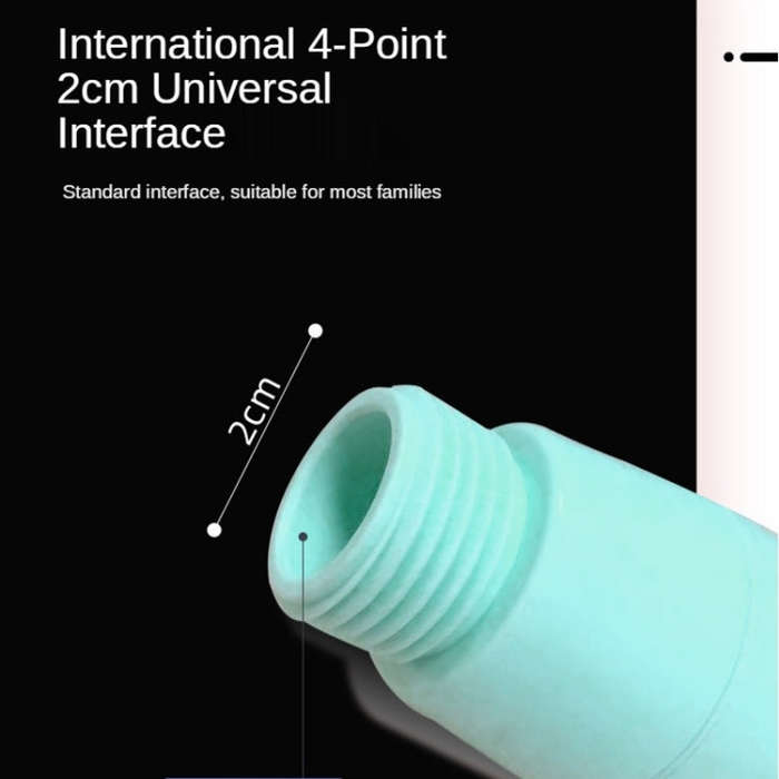 Pressurized Shower Head Four-speed Handheld Shower Set,Style:, Pink Blue, Navy Blue, Electroplati...