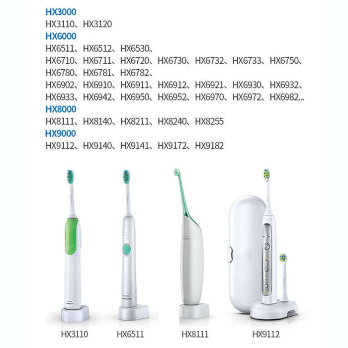 HX6100 Charger For Philips Sonicare Toothbrush HX8140 HX8111 8141 HX8211 HX8240,220V US Plug, US ...