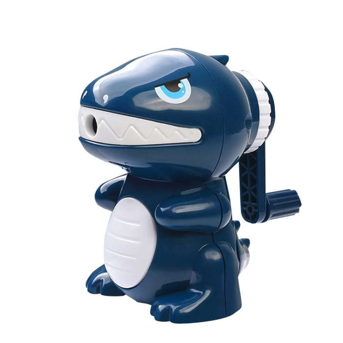 Cartoon Hand-cranked Automatic Pencil Sharpener, Style:, Astronaut (Dark Blue), Astronaut (Light ...